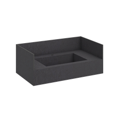 CUBA ESCULPIDA COM INSUMO DANSK CEMENT GRAPHITE 80X45X15 NAT