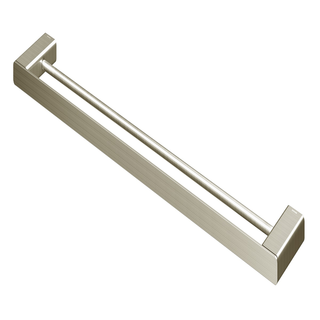 PORTA-TOALHAS DUPLO DOCOL FLAT NIQUEL ESCOVADO