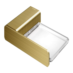 SABONETEIRA DOCOL FLAT OURO ESCOVADO
