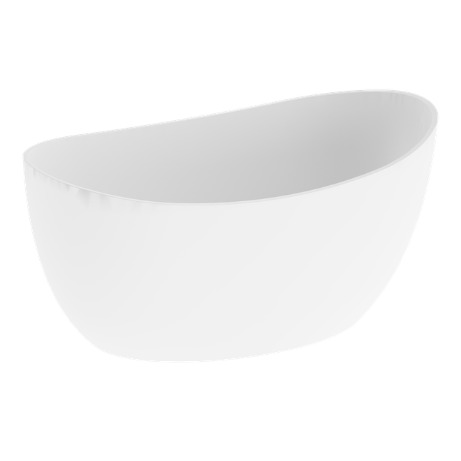 SBBF00801010202 BANHEIRA SABBIA SAMPA BRANCA FOSCO ACETINADO COM SIFAO DOURADO (LADRAO)