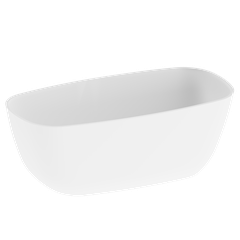 BANHEIRA SABBIA BAHIA BRANCA FOSCO ACETINADO COM VALVULA CLICK COR COBRE POLIDO (RALO)