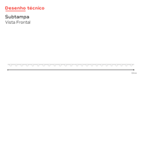 469 RALO LINEAR ELLEVE INFINITY PVC TAMPA OCULTA 120CM RALOS