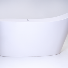 Sbbf00401010503 Banheira Sabbia Floripa e Branco Fosco Acetinado Com Giroacqua Preto Fosco