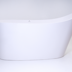 SBBF00401010503 BANHEIRA SABBIA FLORIPA E BRANCO FOSCO ACETINADO COM GIROACQUA PRETO FOSCO