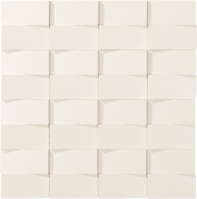 MOS RELEVO IRREGOLARE BIANCO