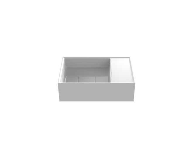 SC1F013010101 SABBIA CUBA ESQUADRO 80 DURAMATT FOSCO ACETINAD BRANCO APOIO
