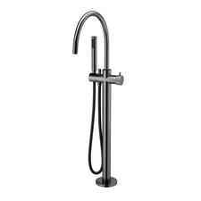 90015942070 Misturador Monocomando de Piso Para Banheira Com Ducha Grafite Escovado