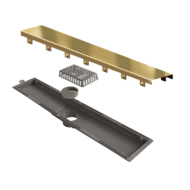 9245 Ralo Linear Elleve Versatile 50cm Saida Central Inox Gold