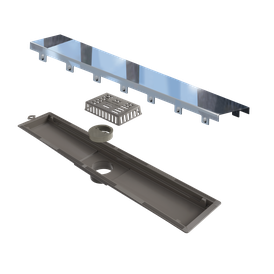 9244 Ralo Linear Elleve Versatile 50cm Saida Central Inox Polido