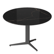 Tampo Tree Circle Black Nero Venato Pol 115diamx3