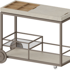 A2TO ESTACAO LATERAL PARA ACESSORIOS DANSK CEMENT WHITE