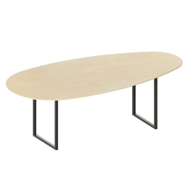 MESA DE JANTAR IMPAR DANSK CEMENT WHITE