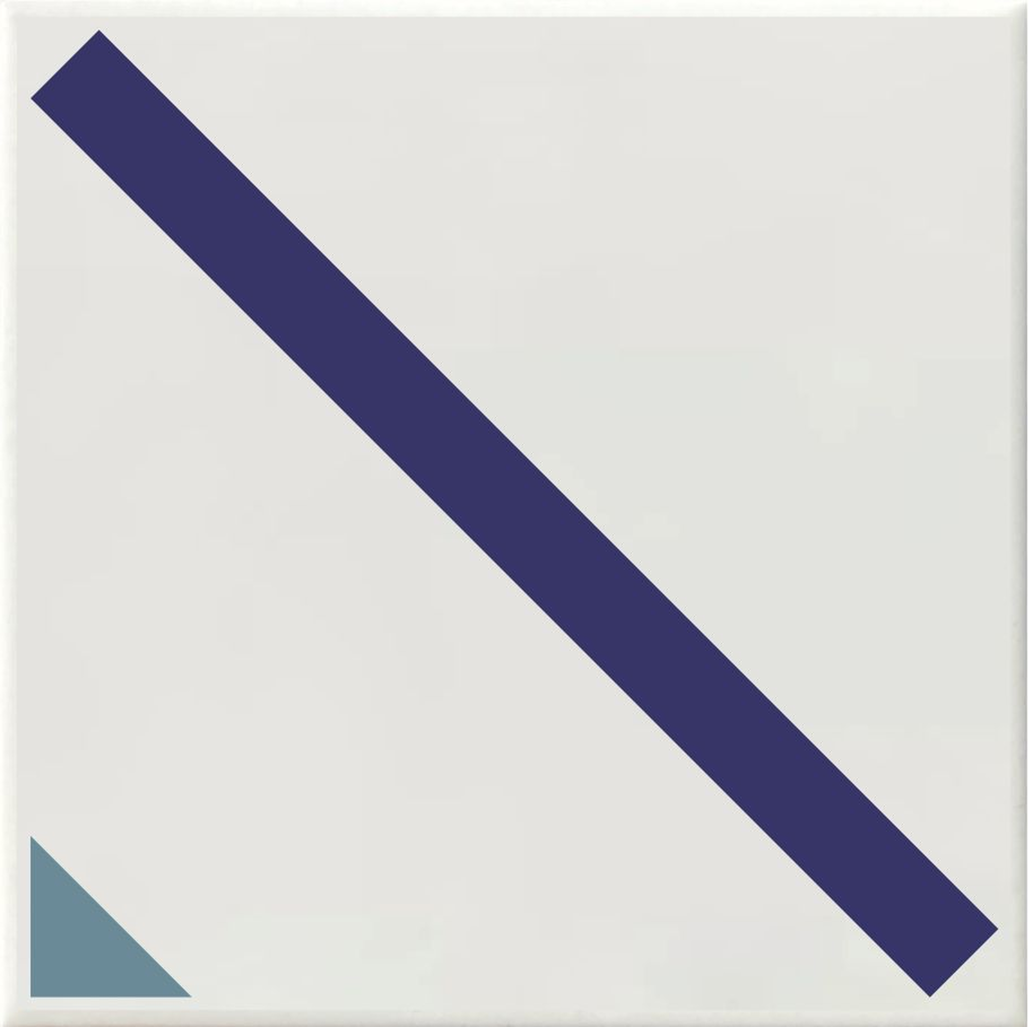 Peppy Diagonal - Cobalt Blue / Greenish gray