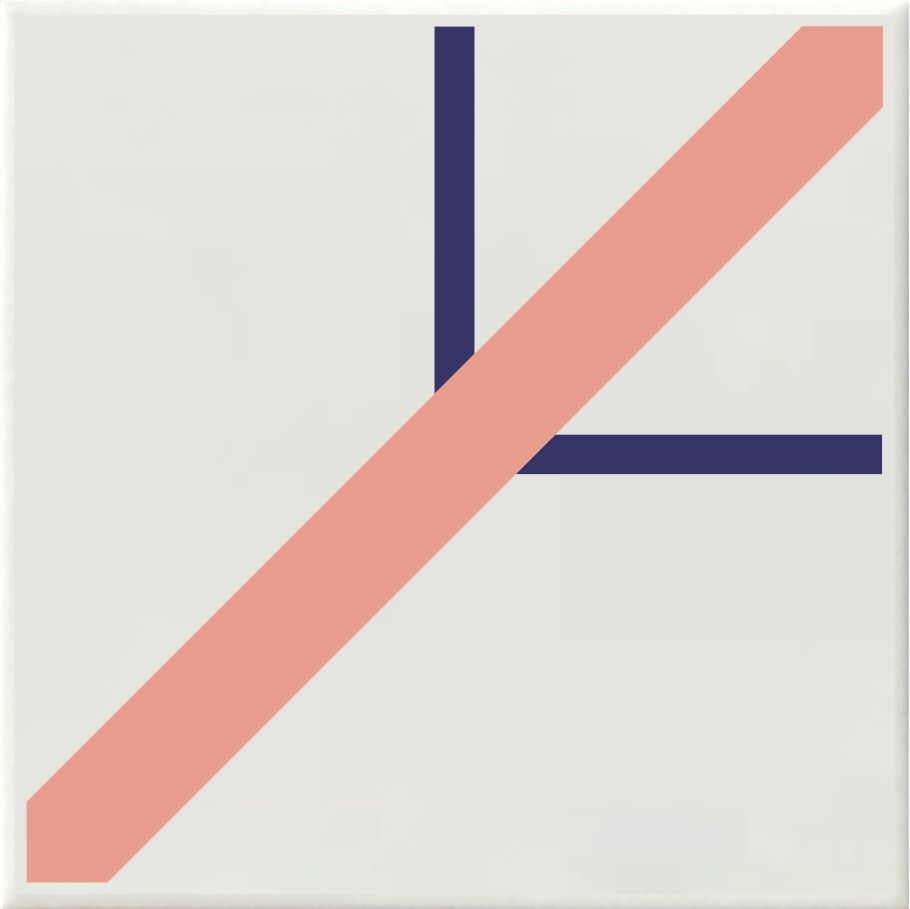 PEPPY ARROW LIGHT PINK / ROYAL BLUE