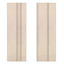 Mos Slatted Panel Irregular 90 30x90 Tel Dansk Cement White Nat