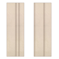 MOS SLATTED PANEL IRREGULAR DANSK CEMENT WHITE