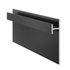 RODAPE ALUMINIO PRETO
