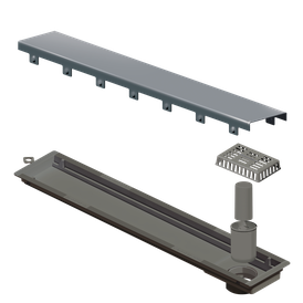 Ralo Linear Elleve Versatile Tampa Inox 50cm    4252