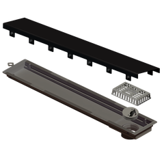 RALO LINEAR ELLEVE VERSATILE TAMPA BLACK MATTE 50CM   4254