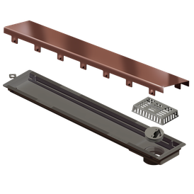 Ralo Linear Elleve Versatile Tampa Red Gold 50cm   4255