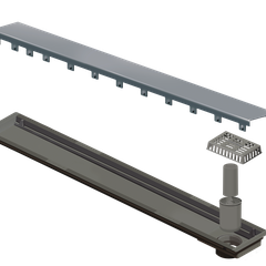 RALO LINEAR ELLEVE VERSATILE TAMPA INOX 75CM    4258