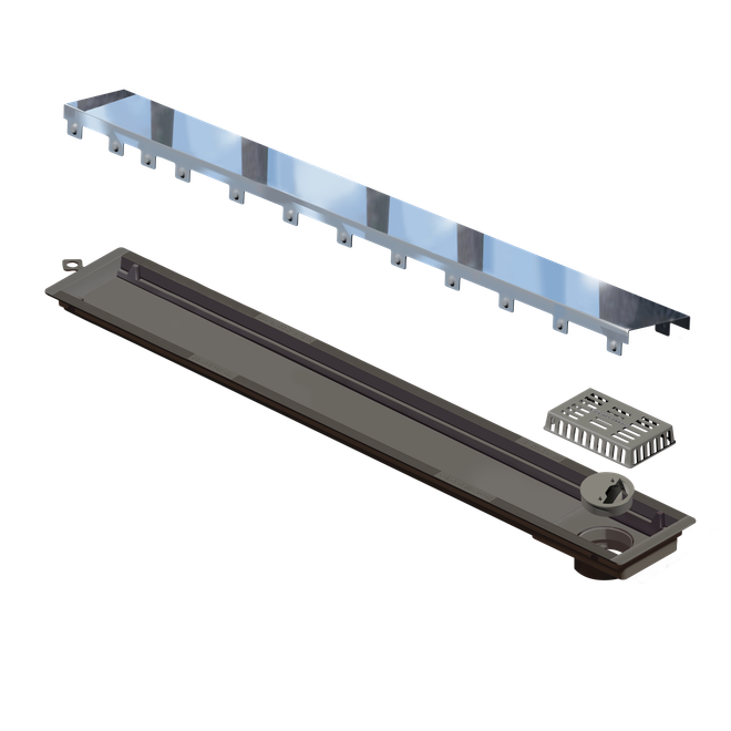 RALO LINEAR ELLEVE VERSATILE TAMPA INOX POLIDO 75CM   4262