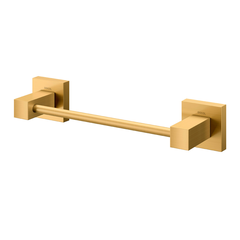 PORTA-TOALHAS ROSTO SQUARE OURO ESCOVADO