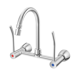 MISTURADOR PARA COZINHA DE PAREDE COM ALAVANCA BICA MOVEL BENEFIT