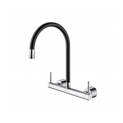 MISTURADOR PARA COZINHA DE PAREDE DOCOL SPICE PRETO
