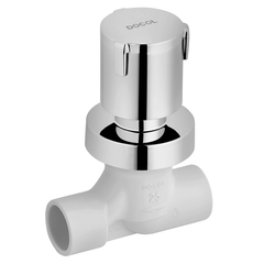 REGISTRO BASETEC PVC CERAMICO COM ACABAMENTO RIVA
