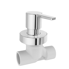 REGISTRO BASETEC PVC CERAMICO 25 MM COM ACABAMENTO GALI