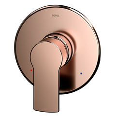 ACABAMENTO MONOCOMANDO PARA CHUVEIRO E DUCHA HIGIENICA 1/2 ARGON COBRE POLIDO