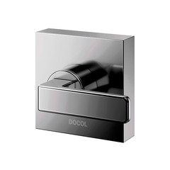 ACABAMENTO PARA REGISTRO DOCOLBASE 3/4 DOCOL STILLO GRAFITE POLIDO