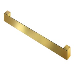 PORTA-TOALHAS 700 MM MINIMA OURO POLIDO