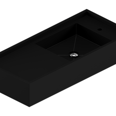 REVERSE CUBA ESCULPIDA BLACK 100X45X18 NAT