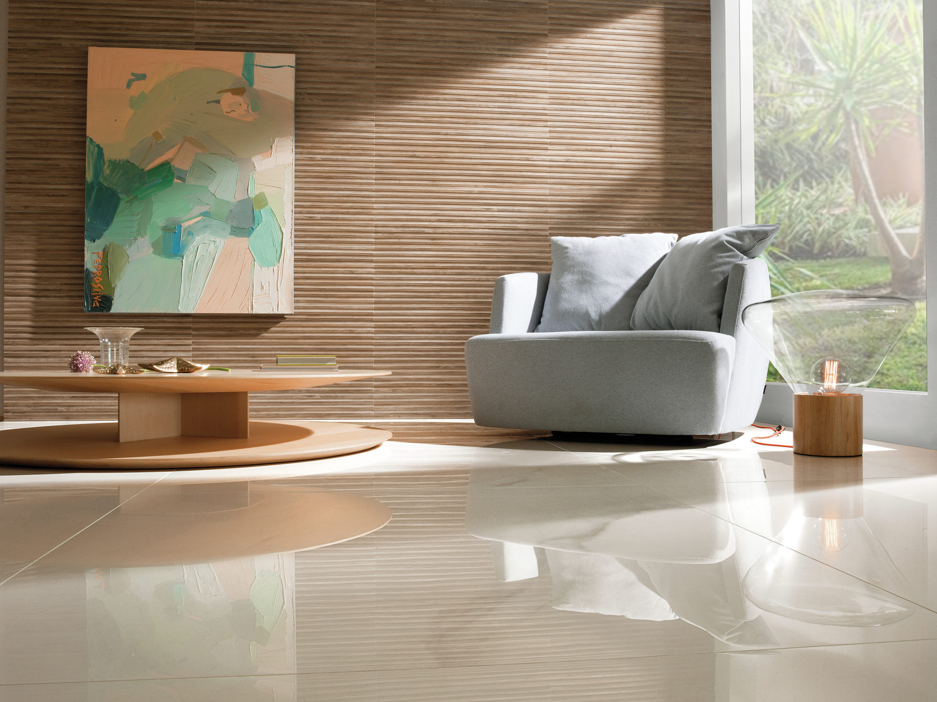 Revestimento Canela Decor Ripado 30x90 Mate Retificado - Portobello